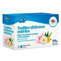 CARE+ TOALLITAS OFTALMICAS ESTERILES 30 TOALLITAS