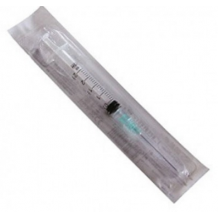 Alvita Jeringa con Aguja Estéril 2,5 ml 21 g 1 1/2" (0.8 X 40 mm)