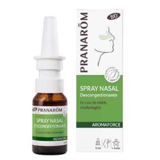 Pranarom Aromaforce Spray Descongestivo Nasal BIO,15 ml - Farmacia Cuadrado