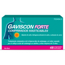 GAVISCON FORTE 48 COMPRIMIDOS MASTICABLES