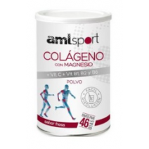 Ana Maria Lajusticia AmlSport Colágeno con Magnesio + Vit C + Vit B1 B2 y B6 Sabor Fresa 350g