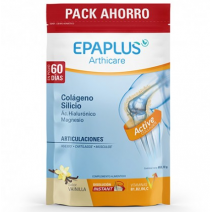 Epaplus Arthicare PACK Colágeno + Silicio + Ácido Hialurónico Polvo Vainilla 700g