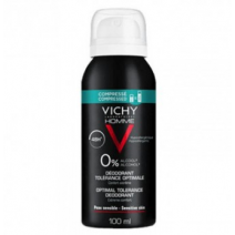 VICHY HOMME DESODORANTE TOLERANCIA OPTIMA 48 H COMPRIMIDO 1 ENVASE 100 ML AEROSOL