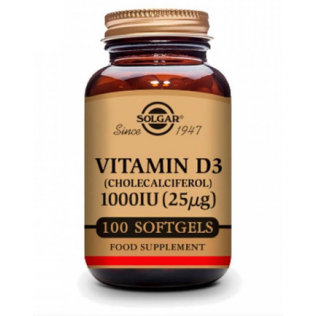 SOLGAR VITAMINA D3 1000 UI 100 CAP