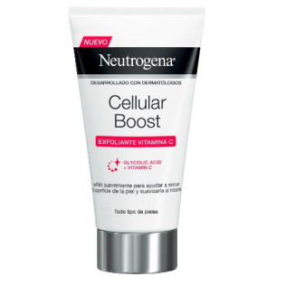 NEUTROGENA CELLULAR BOOST CREMA EXFOLIANTE VITAMINA C 1 ENVASE 75 ML
