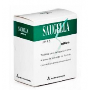 SAUGELLA ATTIVA TOALLITAS LIMPIADORAS 10 UNIDADES