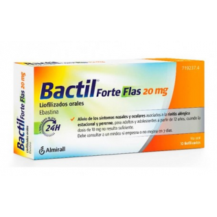 BACTIL FORTE FLAS 20 MG 10 LIOFILIZADOS ORALES