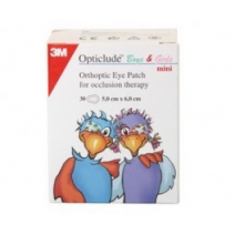 Parche Ocular Opticlude Dibujos Pequeño 30 Unidades