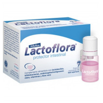 Lactoflora Probiotico Con Vitaminas 100.000 millones Adultos 10 Frascos Monodosis