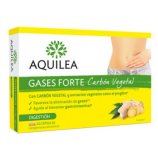 Aquilea Gases Forte Carbón Vegetal 60 capsulas