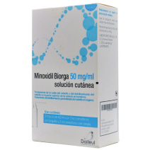 MINOXIDIL BIORGA 50 MG/ML SOLUCION CUTANEA 3 FRASCOS 60 ML