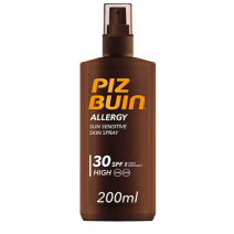 Piz Buin Allergy SPF30 Spray Corporal Piel Sensible al Sol, 200ml
