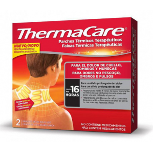 THERMACARE PARCHE TERMICO CUELLO HOMBRO MUÑECA 2 PARCHES