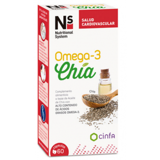 NS OMEGA 3 CHIA 60 CAPSULAS