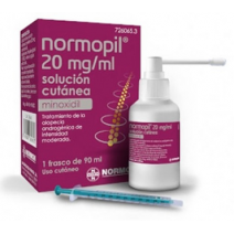 NORMOPIL 20 MG/ML 1 FRASCO SOLUCION CUTANEA 90 ML