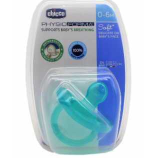 Chicco Chupete Physio Air Látex 0-6 Meses, 2 uds