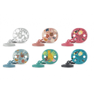 BROCHE CON CADENA SUAVINEX DECORADO