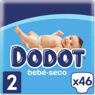 DODOT pañal infantil pro sensitive Talla 0 2-5 Kg 38 unidades