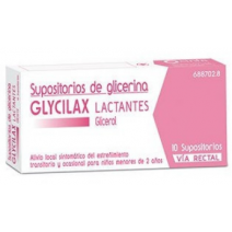 Supositorios Glicerina Glycilax Lactantes 10 u