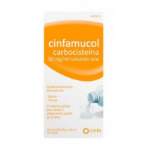 CINFAMUCOL CARBOCISTEINA 50 MG/ML SOLUCION ORAL 200 ML