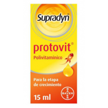 Supradyn Protovit Vitaminas Minerales Crecimiento Niños Gotas Frasco 15ml