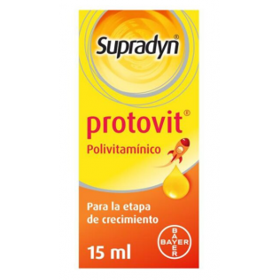 Supradyn Protovit Vitaminas Minerales Crecimiento Niños Gotas Frasco 15ml
