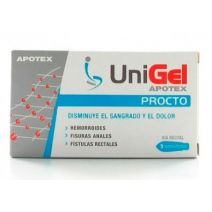 UNIGEL PROCTO 5 SUPOSITORIOS