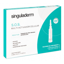 Singuladerm SOS Reactive Tratamiento Pieles Intolerantes Viales, 4Uds x10.5ml