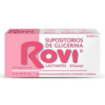 Supositorios Glicerina Rovi Lactantes 10 Supositorios