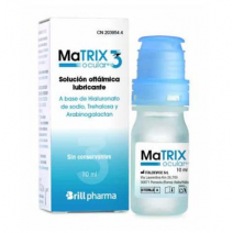 MATRIX OCULAR 3 SOLUCION OFTALMICA LUBRICANTE 1 ENVASE 10 ML