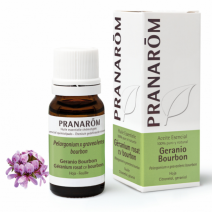 Pranarom Aceite Esencial Geranio Bourbon 10 ml, Pelargonium asperum BIO