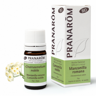 Pranarom Aceite Esencial Manzanilla Romana 5 ml, Chamaemelum nobile BIO