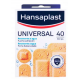 Hansaplast Apósito Antibacteriano Universal 4 tamaños, 40u