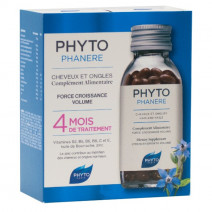 PhytoPhanere Duplo Cabellos y Uñas 2 x 120 caps para 4 Meses