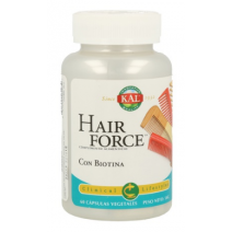 KAL Force Hair con Biotina 60 vegcaps
