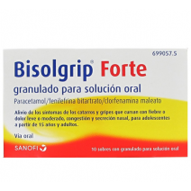 BISOLGRIP FORTE 10 SOBRES GRANULADO PARA SOLUCION ORAL