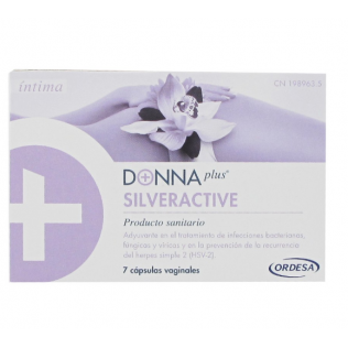Donna Plus Silveractive 7Caps Vaginales