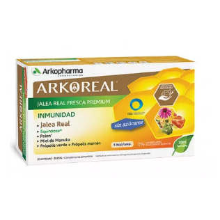 ARKOREAL JALEA REAL INMUNIDAD SIN AZUCARES 20 AMPOLLAS 15 ML