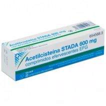 ACETILCISTEINA STADA EFG 600 MG 20 COMPRIMIDOS EFERVESCENTES (TUBO)