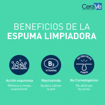 Cerave Limpiador Espumoso Formato Familiar 1L