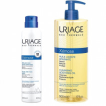 Uriage PACK Xemose Aceite 500ml + Bruma SOS 200ml