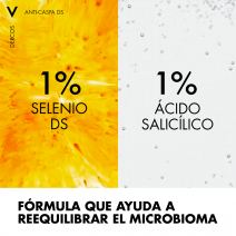 Vichy Dercos Champu Anticaspa Cabello Normal y Graso, 390ml