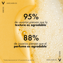 Vichy Dercos Champu Anticaspa Cabello Normal y Graso, 390ml