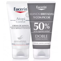 Eucerin DUPLO Crema de Manos Atopic Control, 2X75 ml