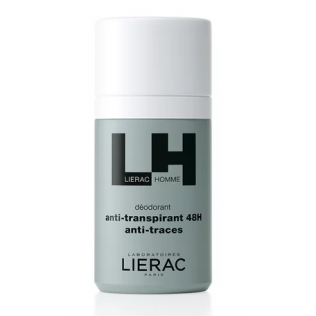 Lierac Hombre Antitranspirante Roll-on 48H Antimanchas, 50ml