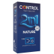 Control 2in1 Nature Preservativos + Gel, 6 unidades