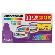 Multicentrum Mujer PACK 90 + 30 comprimidos