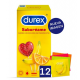 Durex Preservativos Tutti Fruti,12 unidades