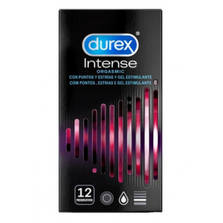 Durex Preservativos Intense Orgasmic, 12 unidades