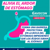 GAVISCON 24 COMPRIMIDOS MASTICABLES (SABOR FRESA)